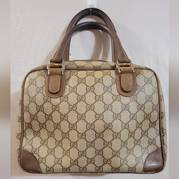 SOLD // Authentic Vintage Gucci Satchel Purse - Picture 2 of 15